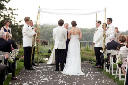 wedding ceremony, Viewpoint Inn, Françoise Weeks