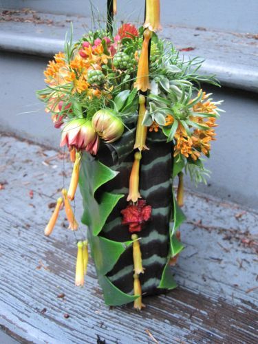 textured flower purse, detail, Françoise Weeks