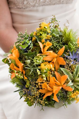 yellow and green whimsical bouquet, Françoise Weeks