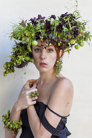 botanica headpiece and jewelry, Francoise Weeks