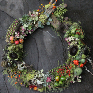 woodland wreath 4, Francoise Weeks